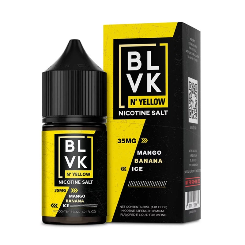 NicSalt - BLVK N'YELLOW Mango Banana Ice 30ml