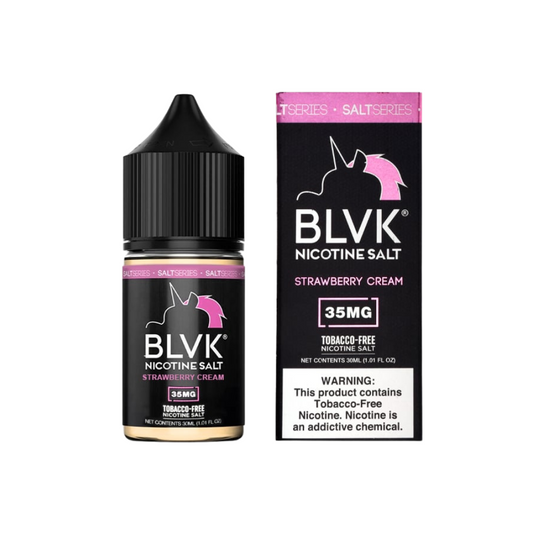NicSalt - BLVK SALT SERIES Strawberry Cream 30ml