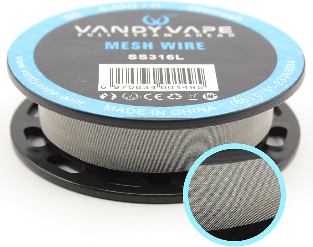 Rolo Coil Vandy Vape Mesh SS316L 400Mesh 0.43Ω