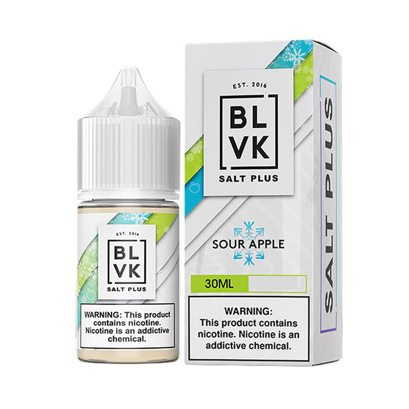 NicSalt - BLVK SALT PLUS Sour Apple 30ml