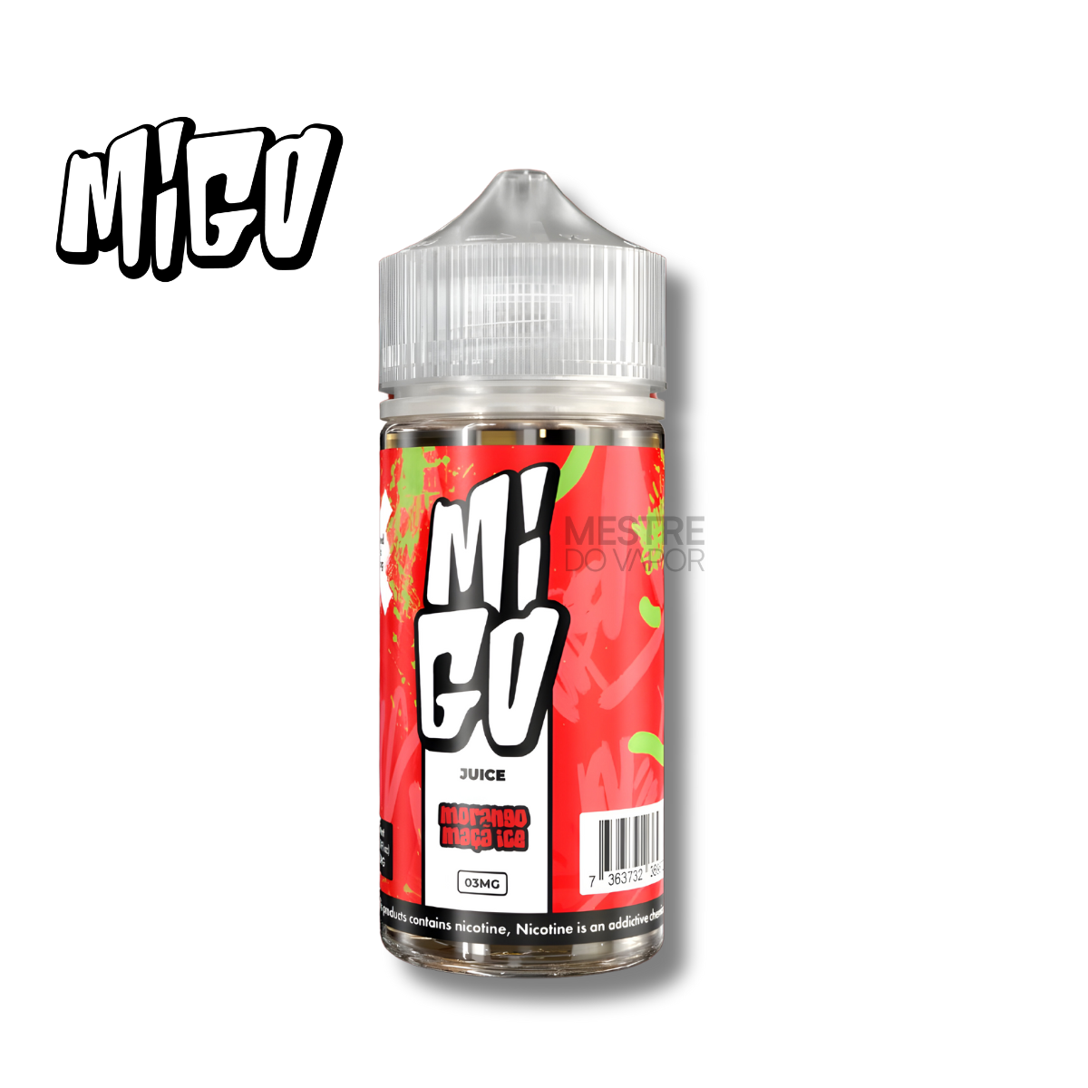 Juice MIGO Morango Maçã Ice 100ml